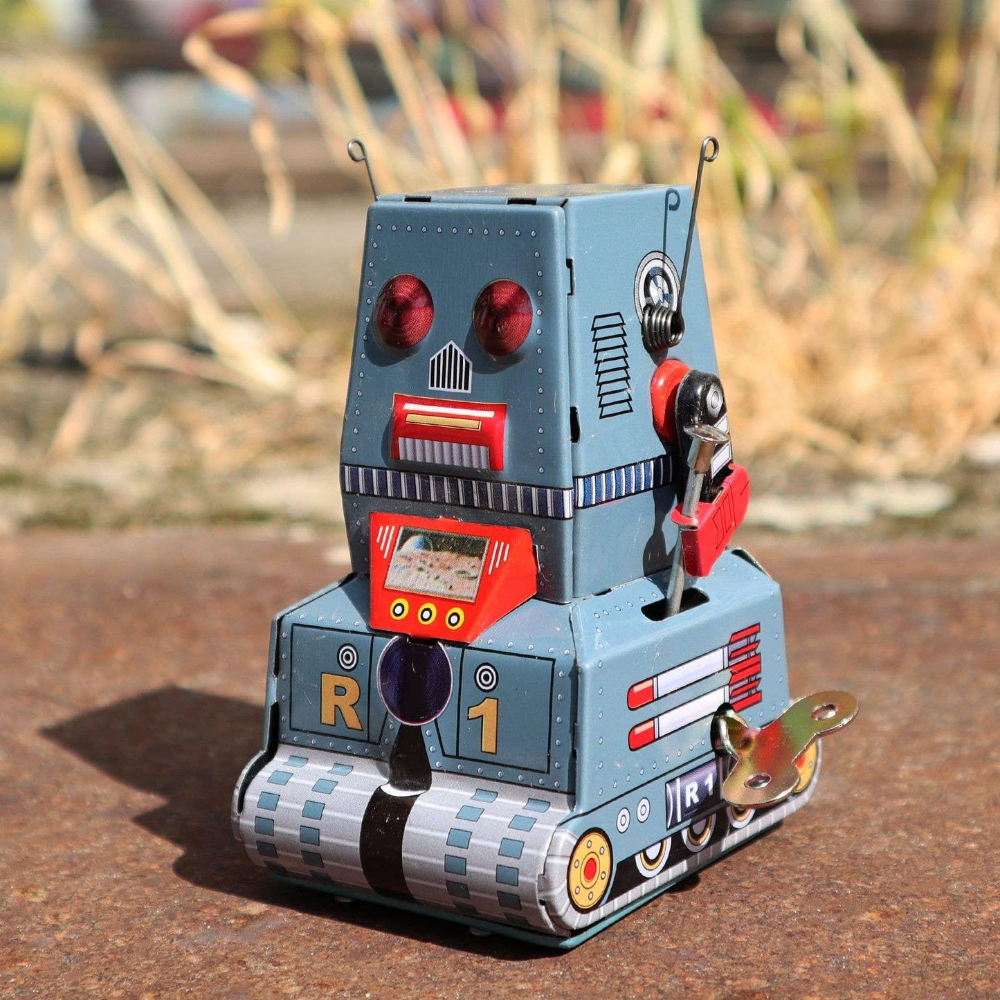 Vintage Tin Robot R1 Wind-Up - Antique & Hire