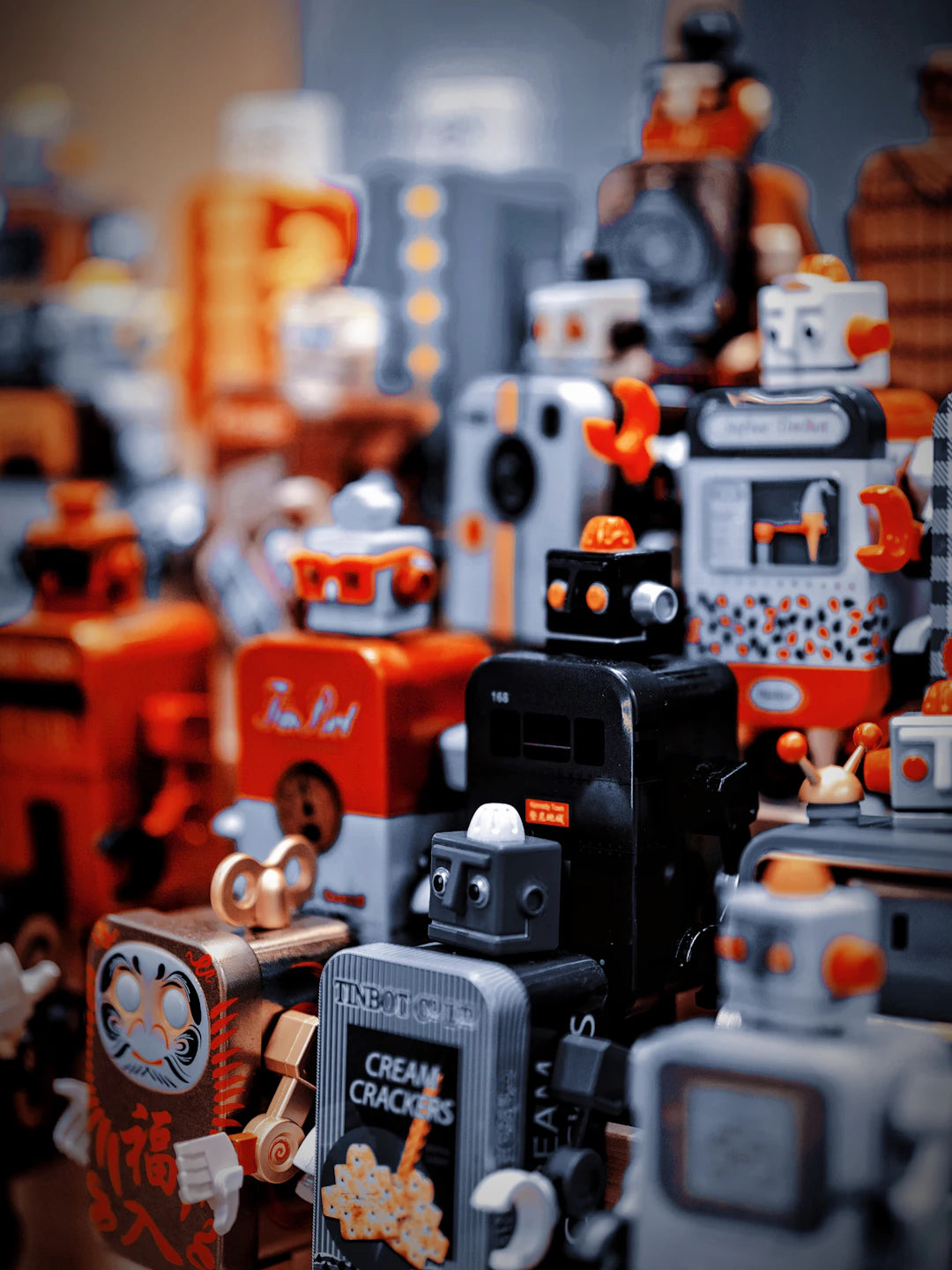 Charming Vintage Tin Robots for Collectors and Decorators