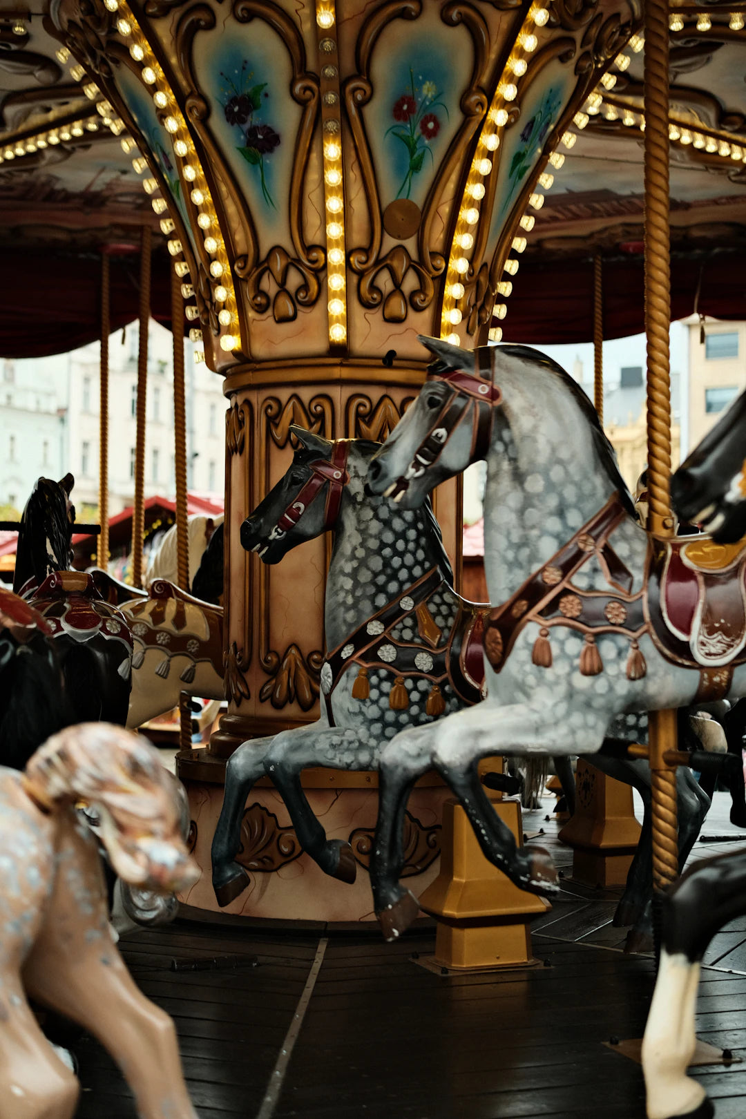 Charming Hand-Painted Tin Carousels for Nostalgic Collectors