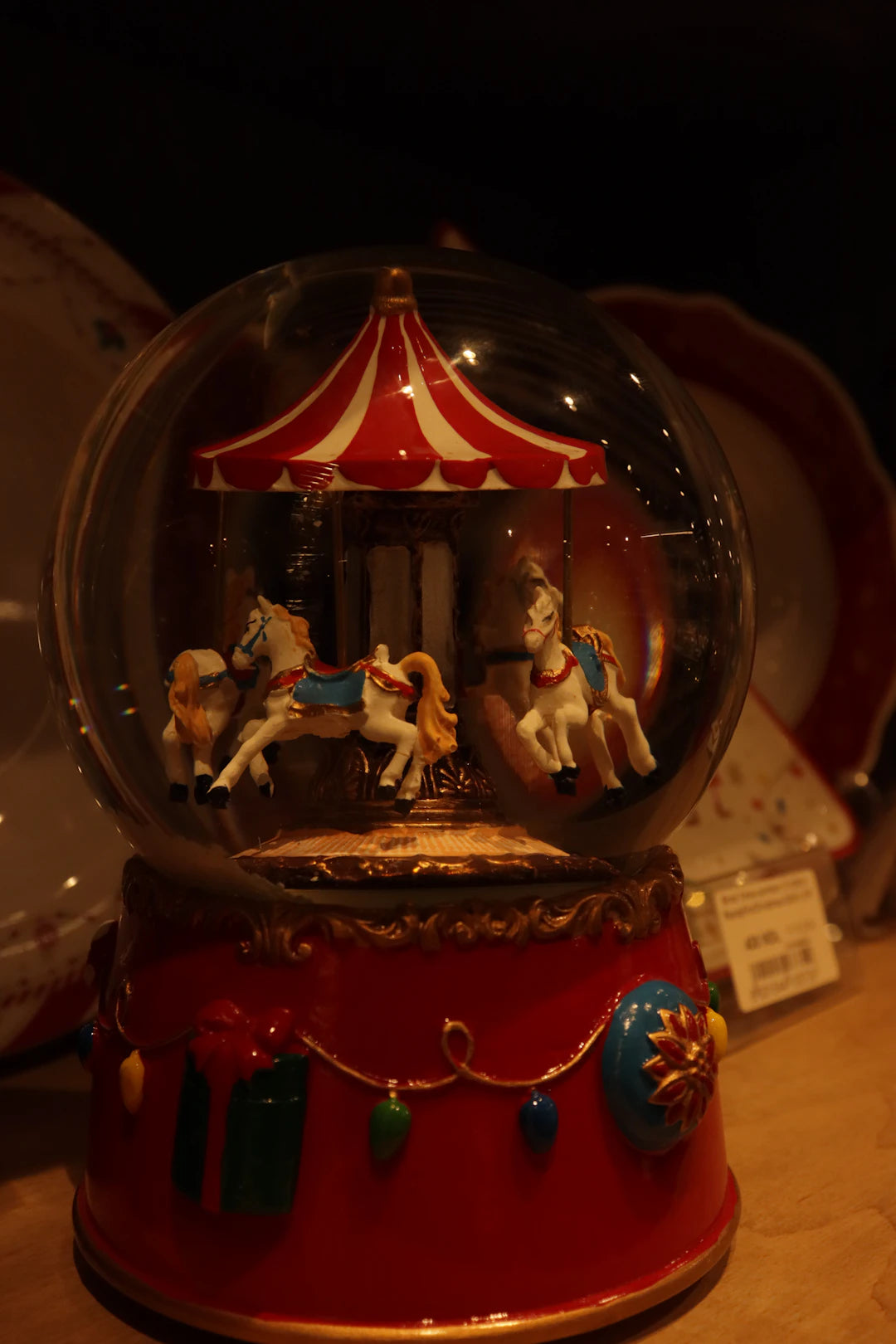 Charming Tin Carousel Figures for Enchanting Kids' Rooms