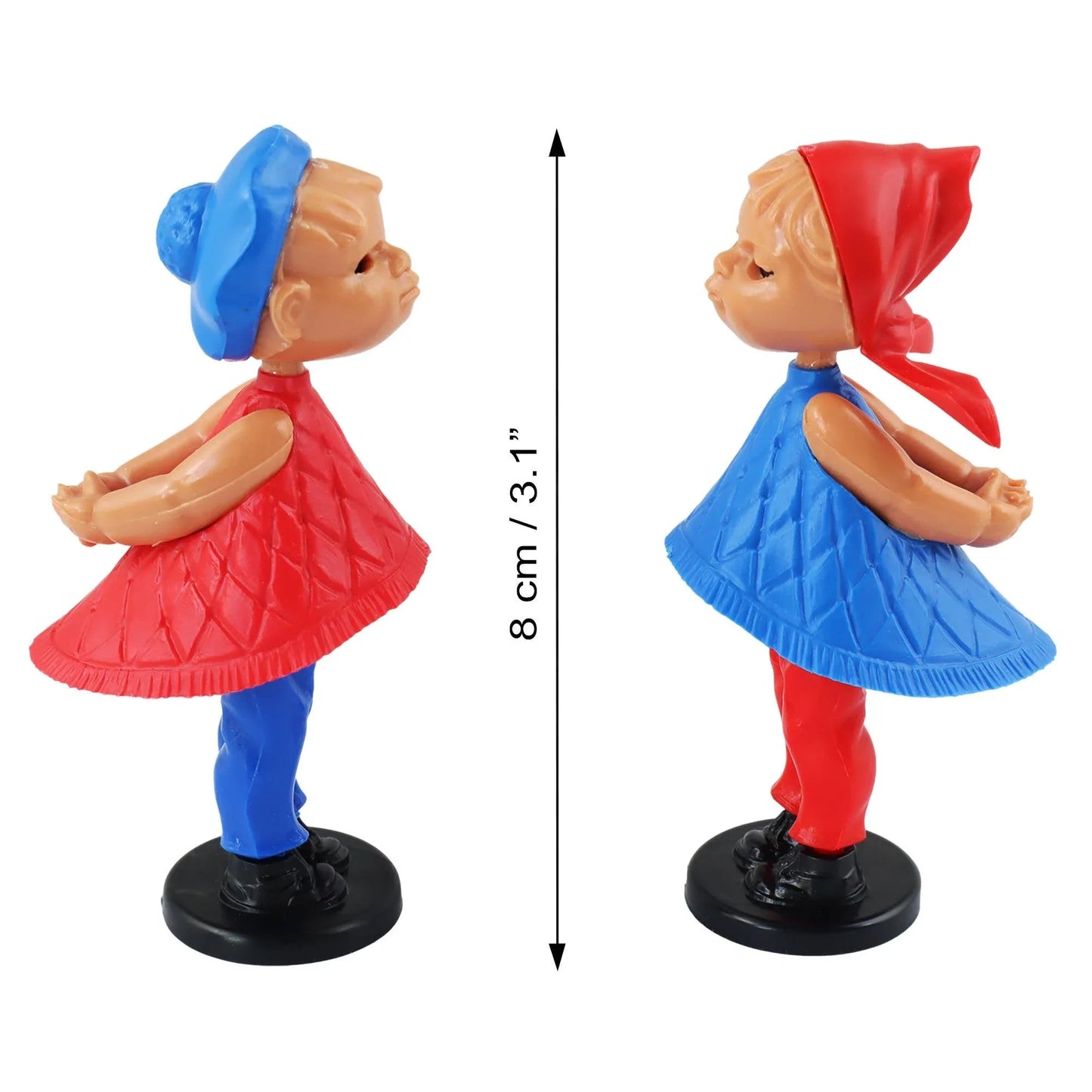 Magnetic Kissing Dolls Pair - Antique & Hire