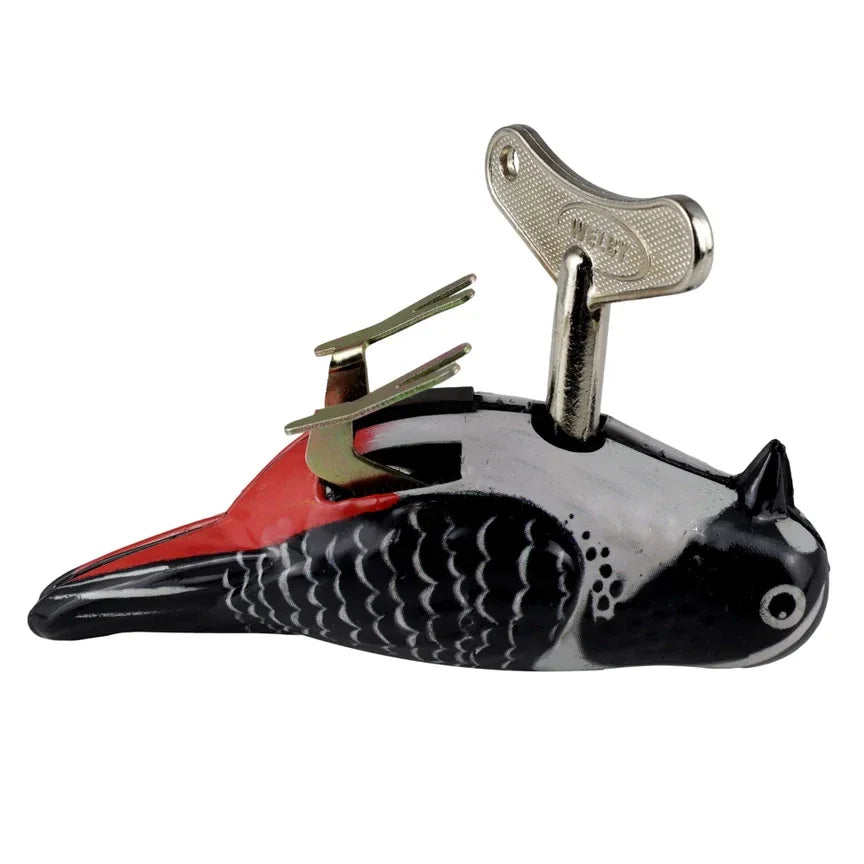 Black Tin Wind-Up Bird 9cm - Antique & Hire
