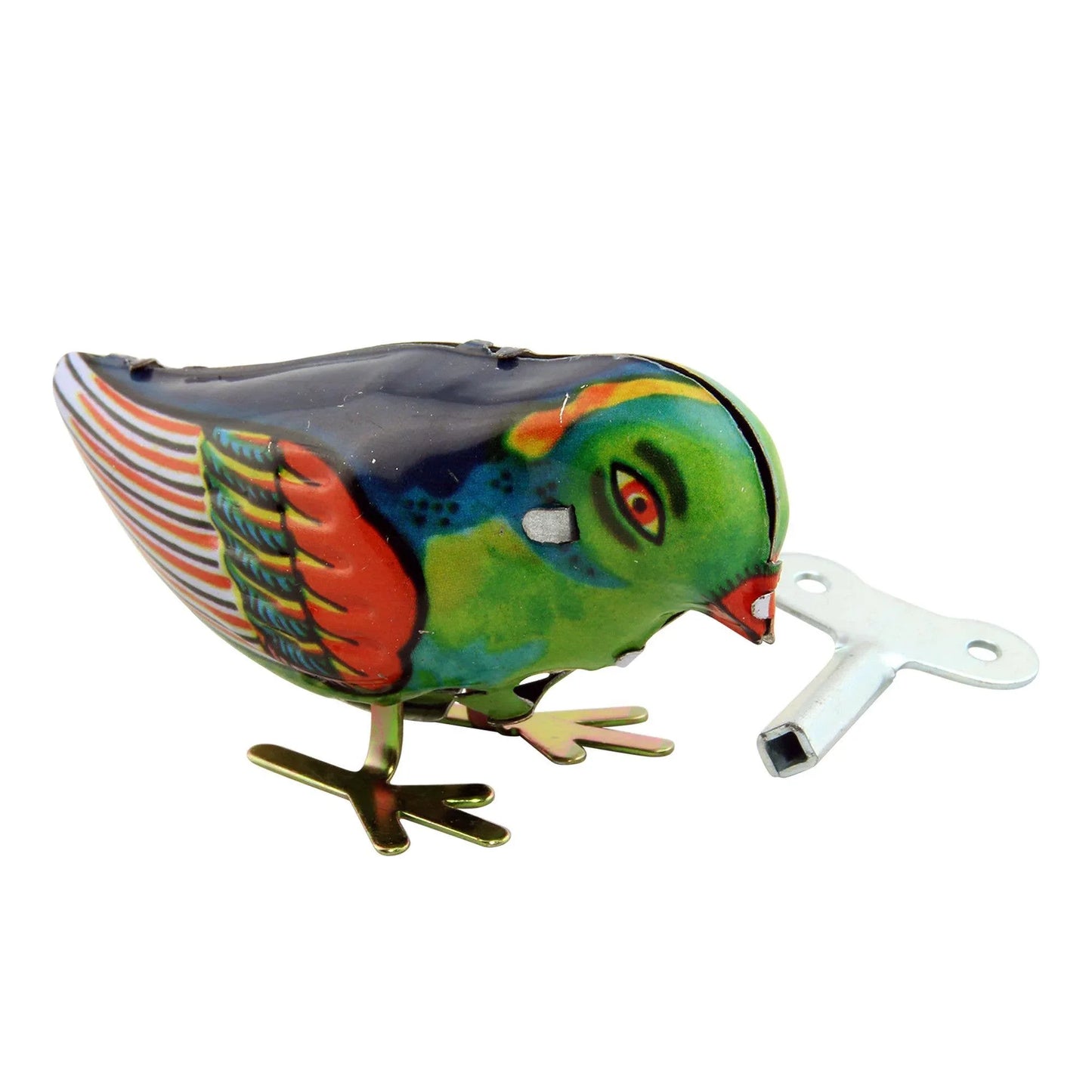 Colourful Tin Pecking Bird - Antique & Hire
