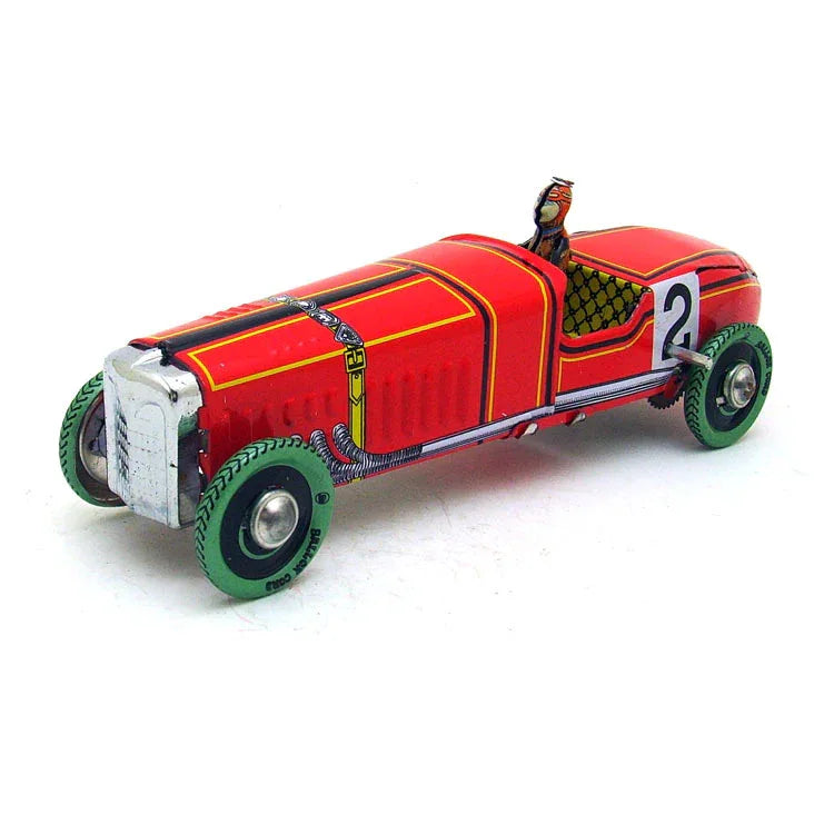 Spanish Red Tin Racing Car - Antique & Hire
