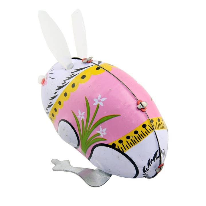 Tin Wind-Up Rabbit Pink - Antique & Hire