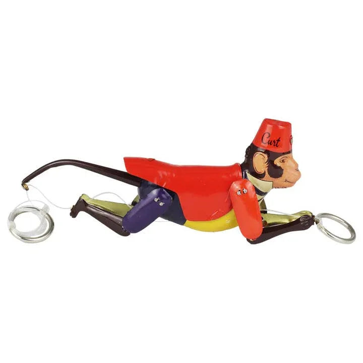 Tin Climbing Monkey 22cm - Antique & Hire