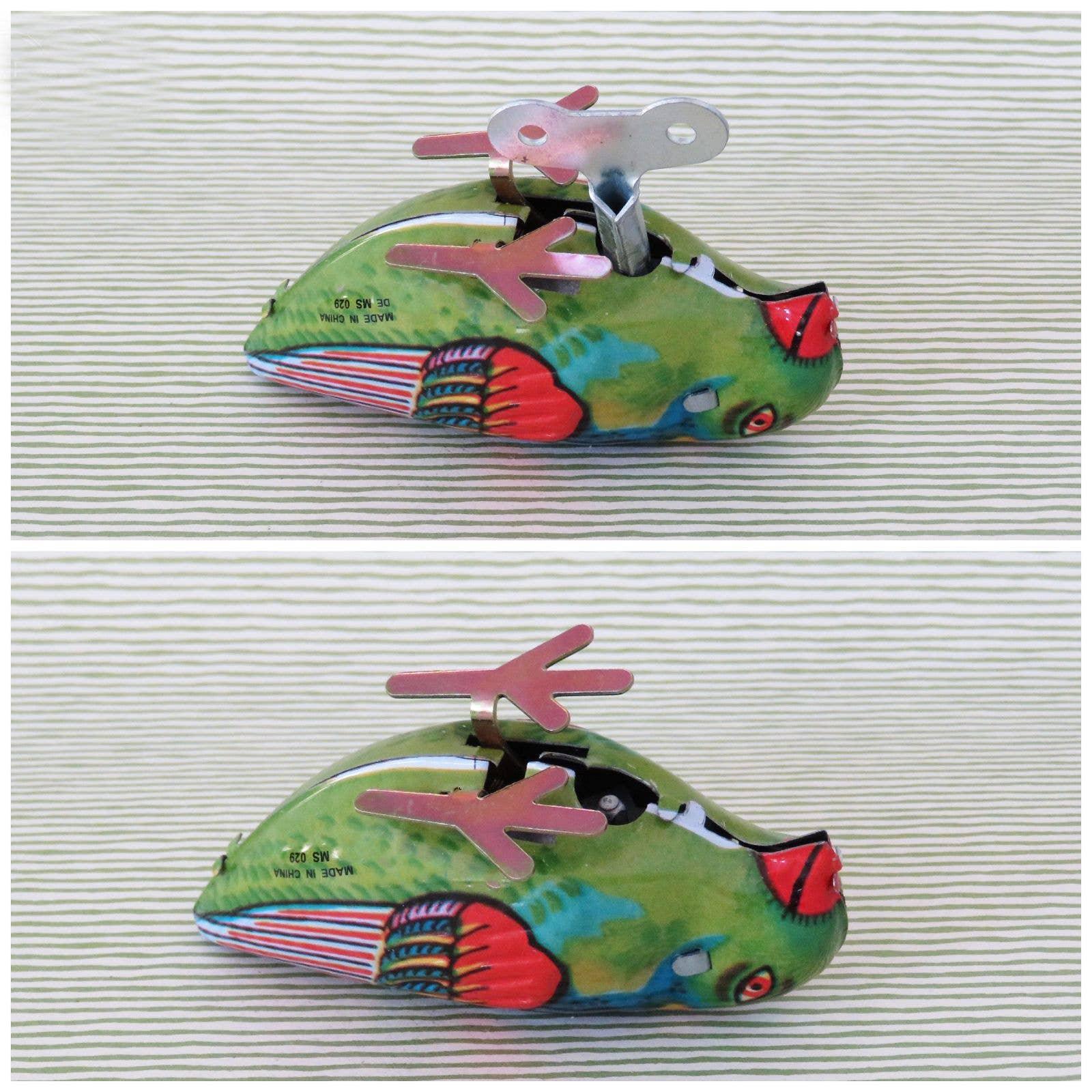 Colourful Tin Pecking Bird - Antique & Hire