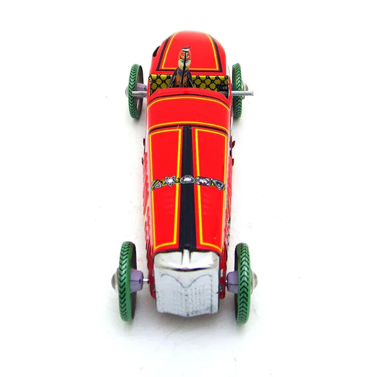 Spanish Red Tin Racing Car - Antique & Hire