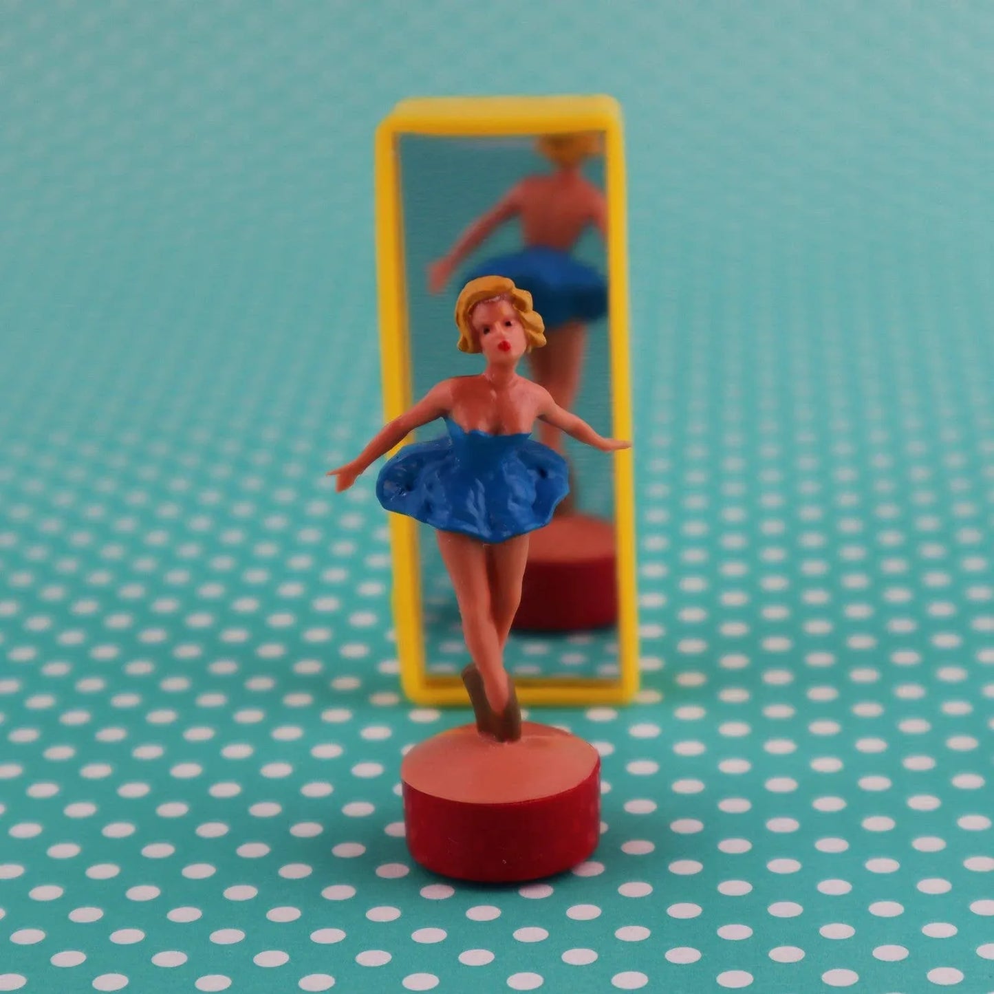 Magnetic Ballerina Mirror Toy - Antique & Hire