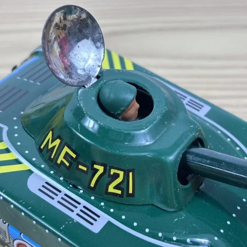 Wind-Up Tin Robot Tank - Antique & Hire