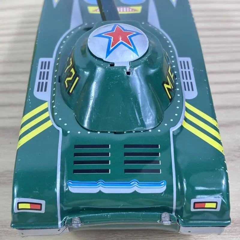Wind-Up Tin Robot Tank - Antique & Hire