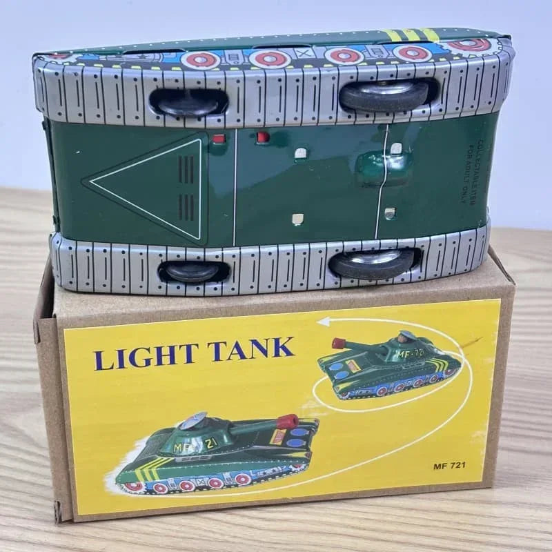 Wind-Up Tin Robot Tank - Antique & Hire
