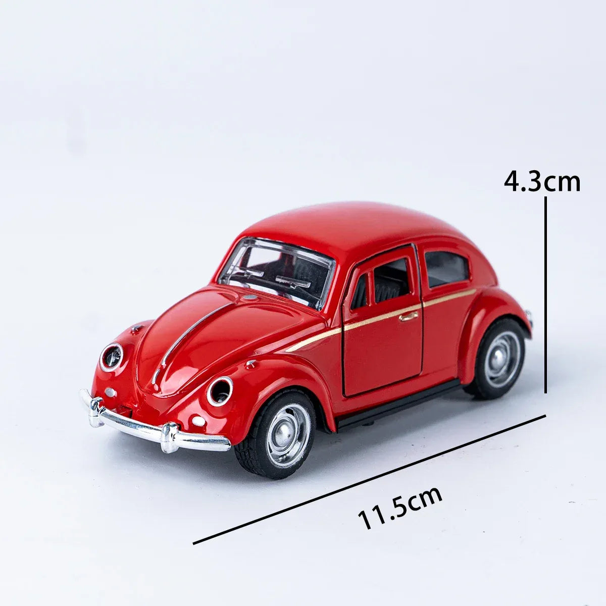1:36 Alloy Tin Retro Beetle - Antique & Hire