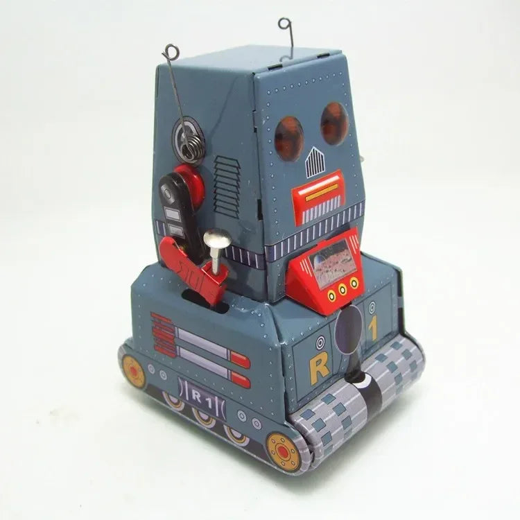 Retro Wind-Up Tin Robot - Antique & Hire