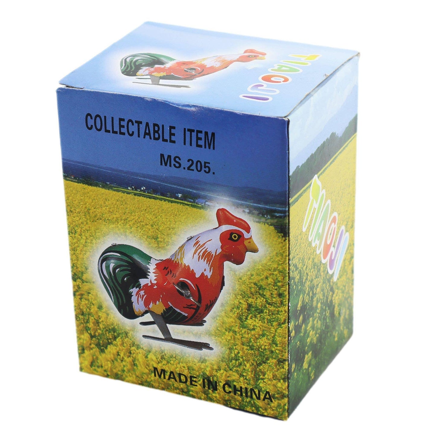 Hand-Painted Tin Rooster - Antique & Hire