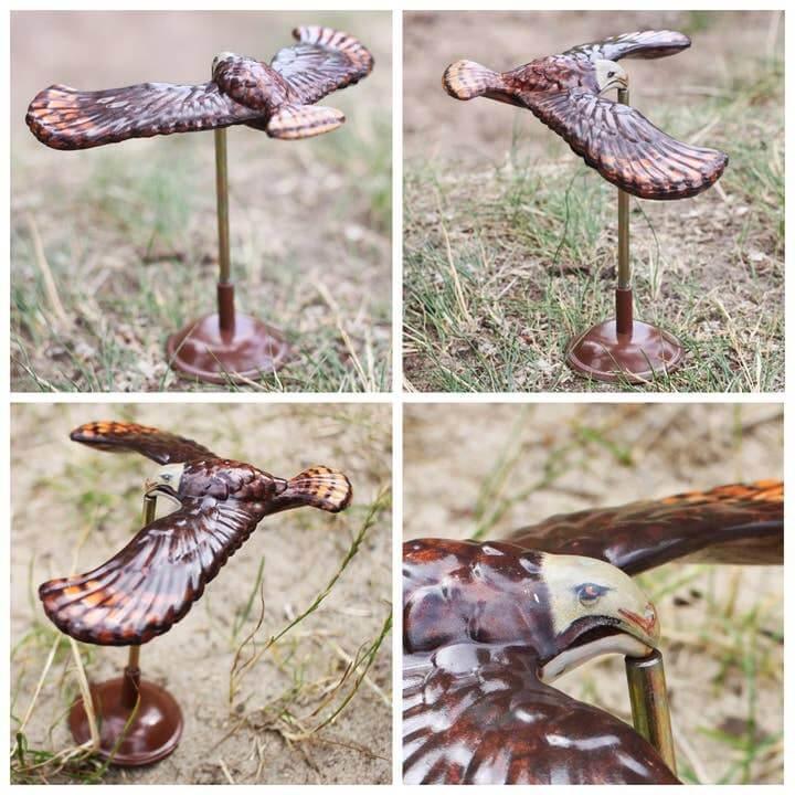 Balancing Tin Eagle - Antique & Hire