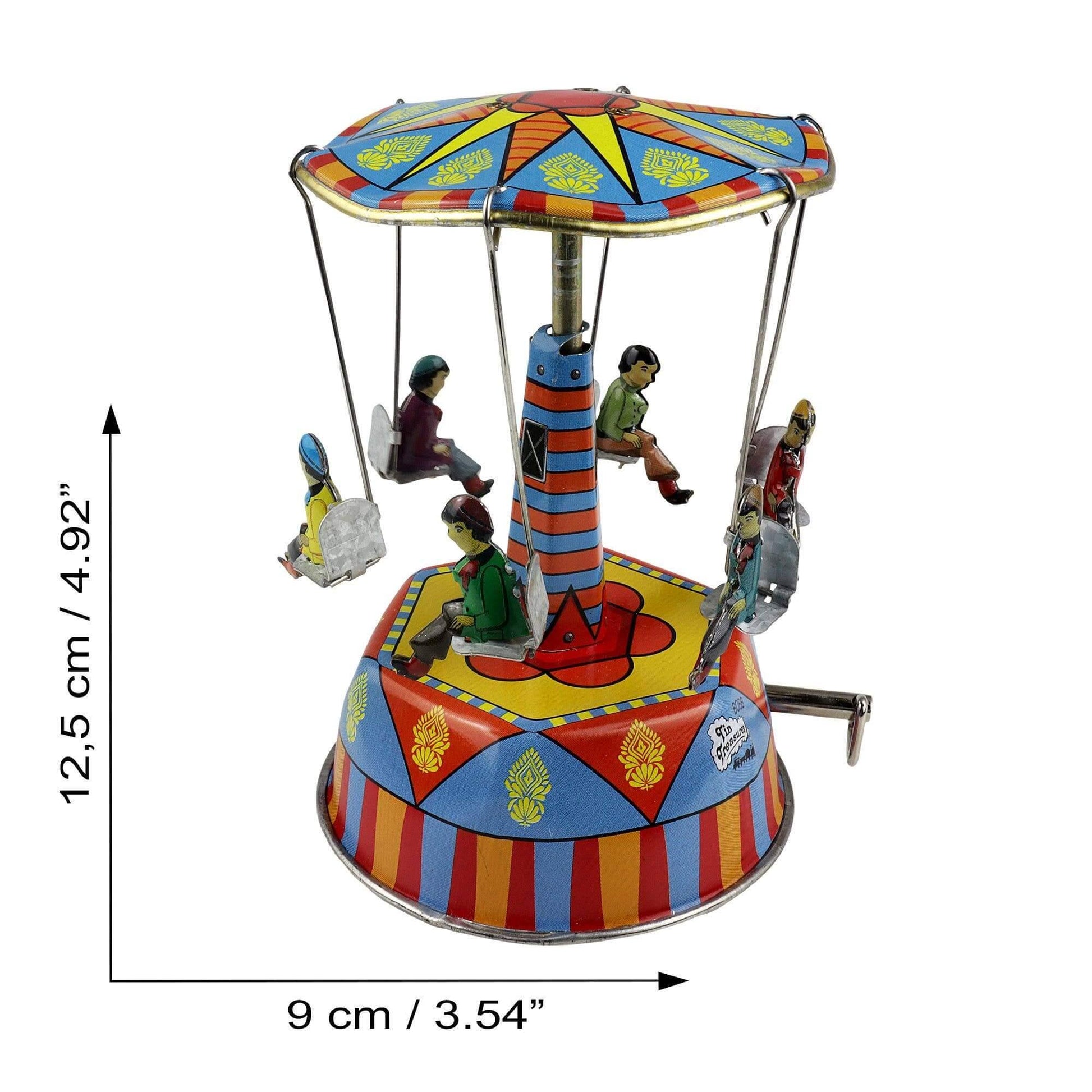 La Vie en Rose Tin Carousel - Antique & Hire