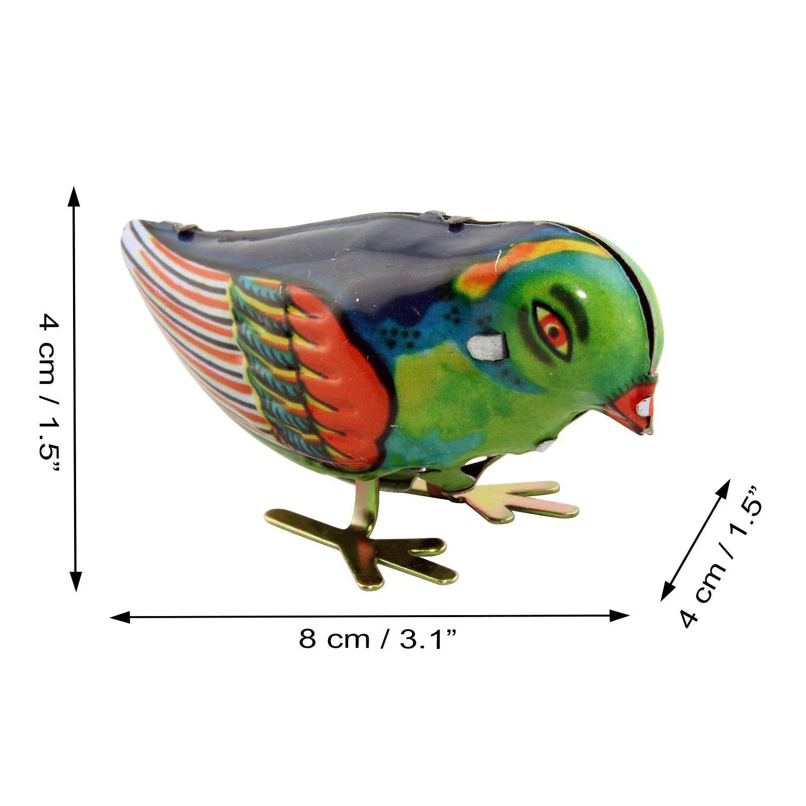 Colourful Tin Pecking Bird - Antique & Hire