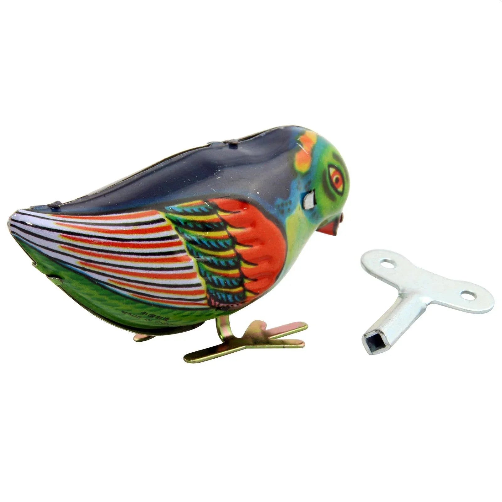 Colourful Tin Pecking Bird - Antique & Hire