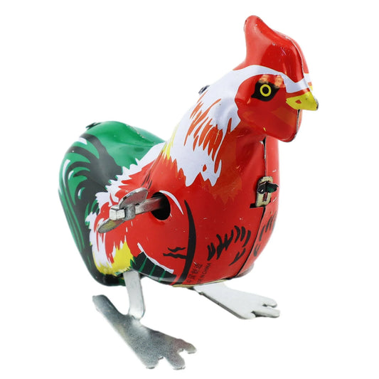Hand-Painted Tin Rooster - Antique & Hire