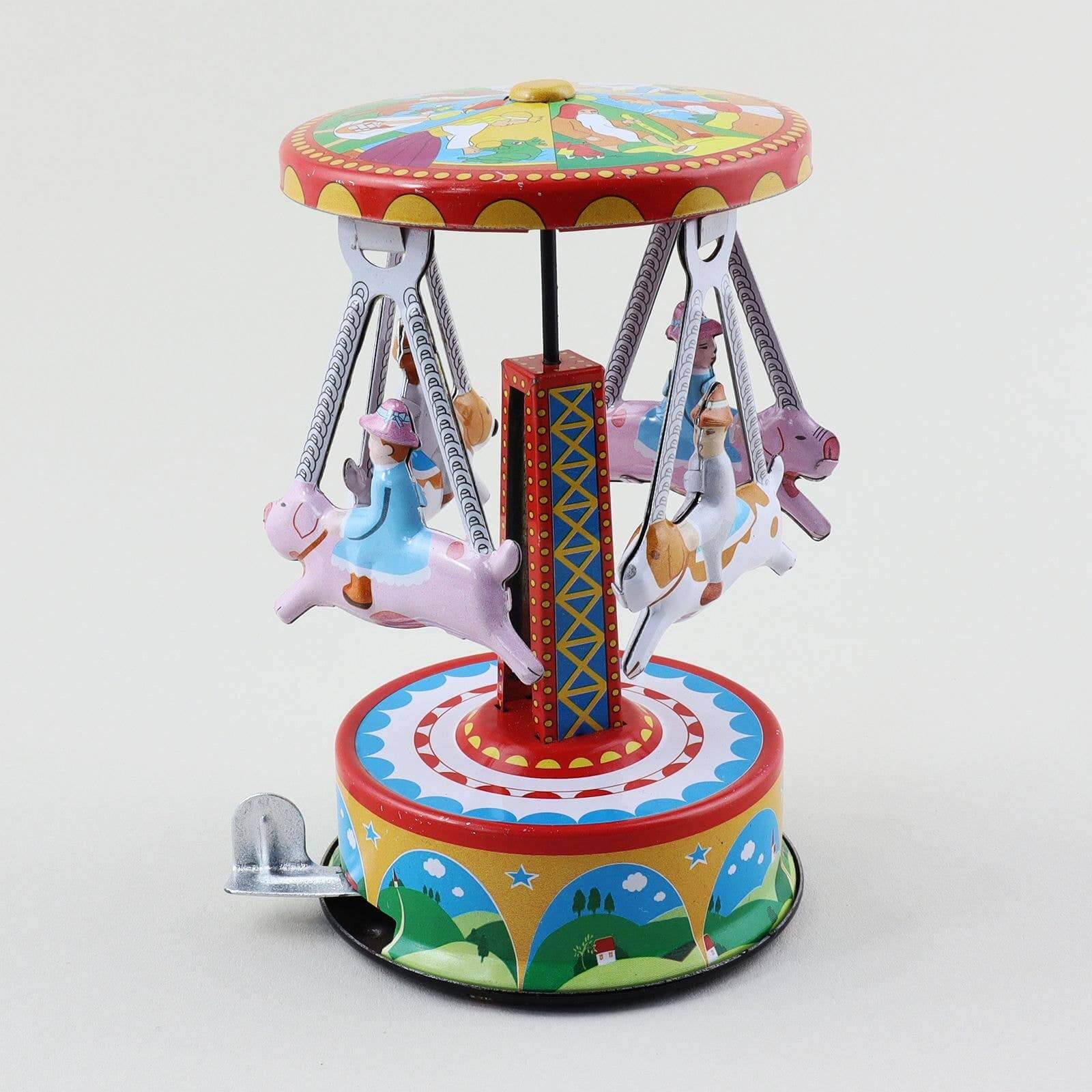 Handpainted Tin Carousel Pigs - Antique & Hire