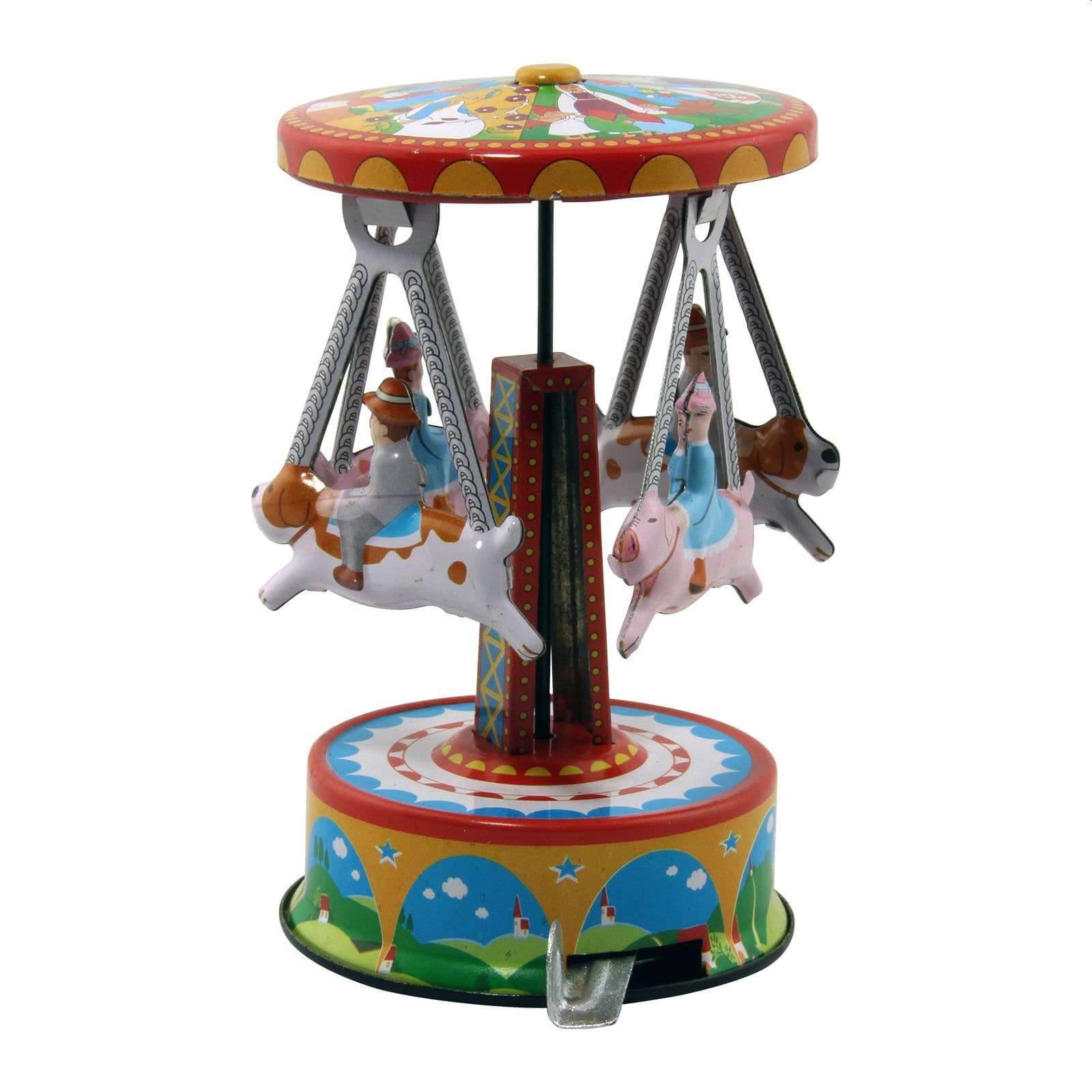Handpainted Tin Carousel Pigs - Antique & Hire