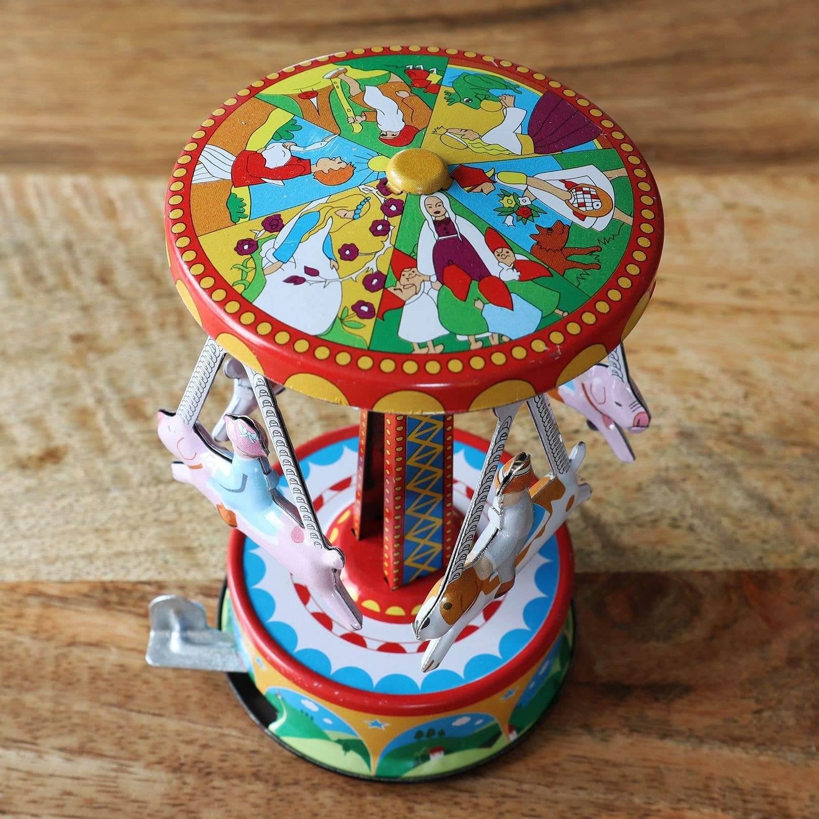 Handpainted Tin Carousel Pigs - Antique & Hire