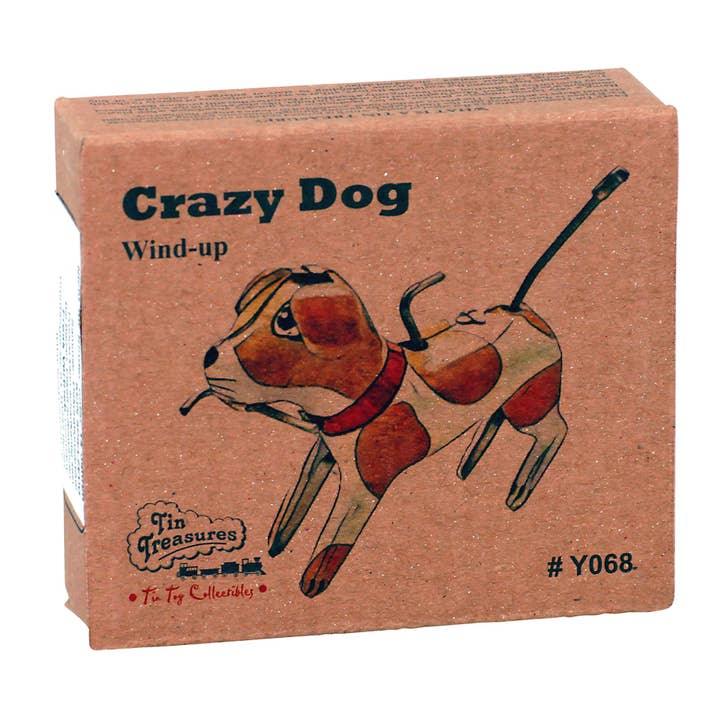 Hand-Painted Wind-Up Tin Dog - Antique & Hire