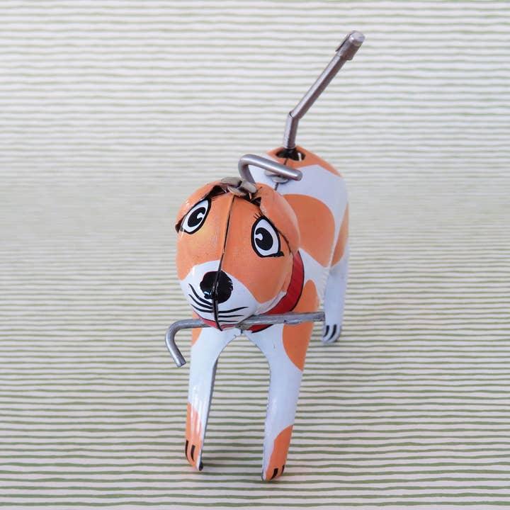 Hand-Painted Wind-Up Tin Dog - Antique & Hire