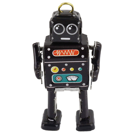Retro Tin Mini Robot Figure - Antique & Hire