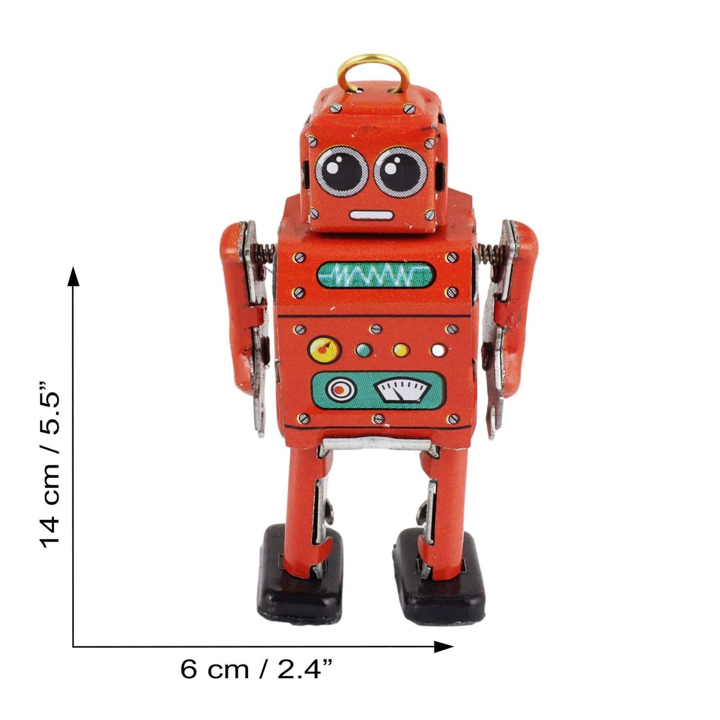 Tin robots, set of 6 - Antique & Hire